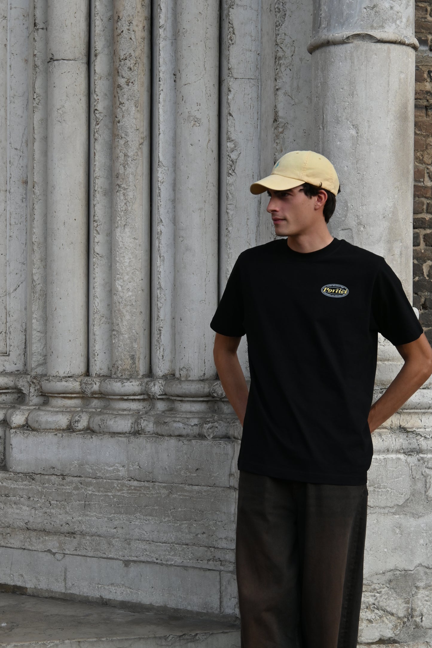 BRC X PORTICI BLACK Logo Tee