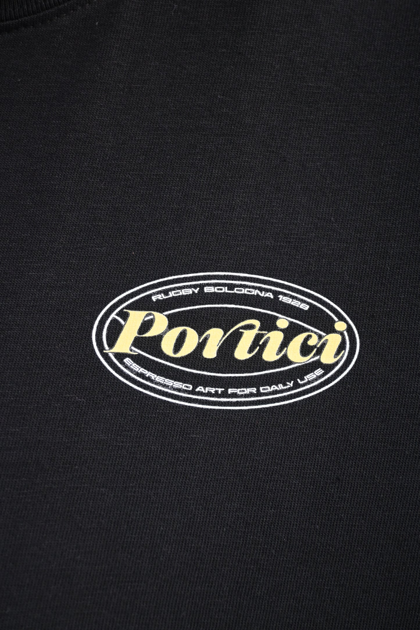 BRC X PORTICI BLACK Logo Tee