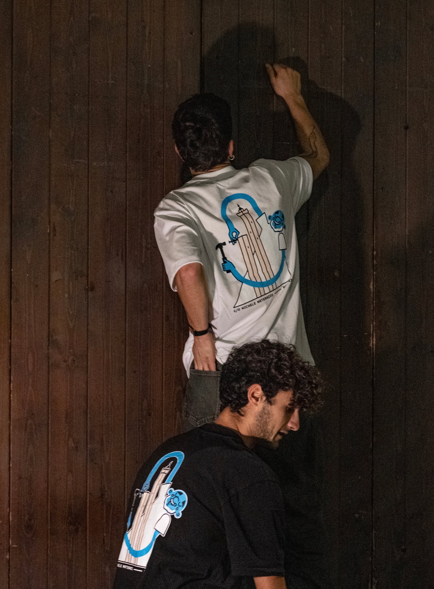 PORTICI X MICHELE MATERAZZO WHITE TEE