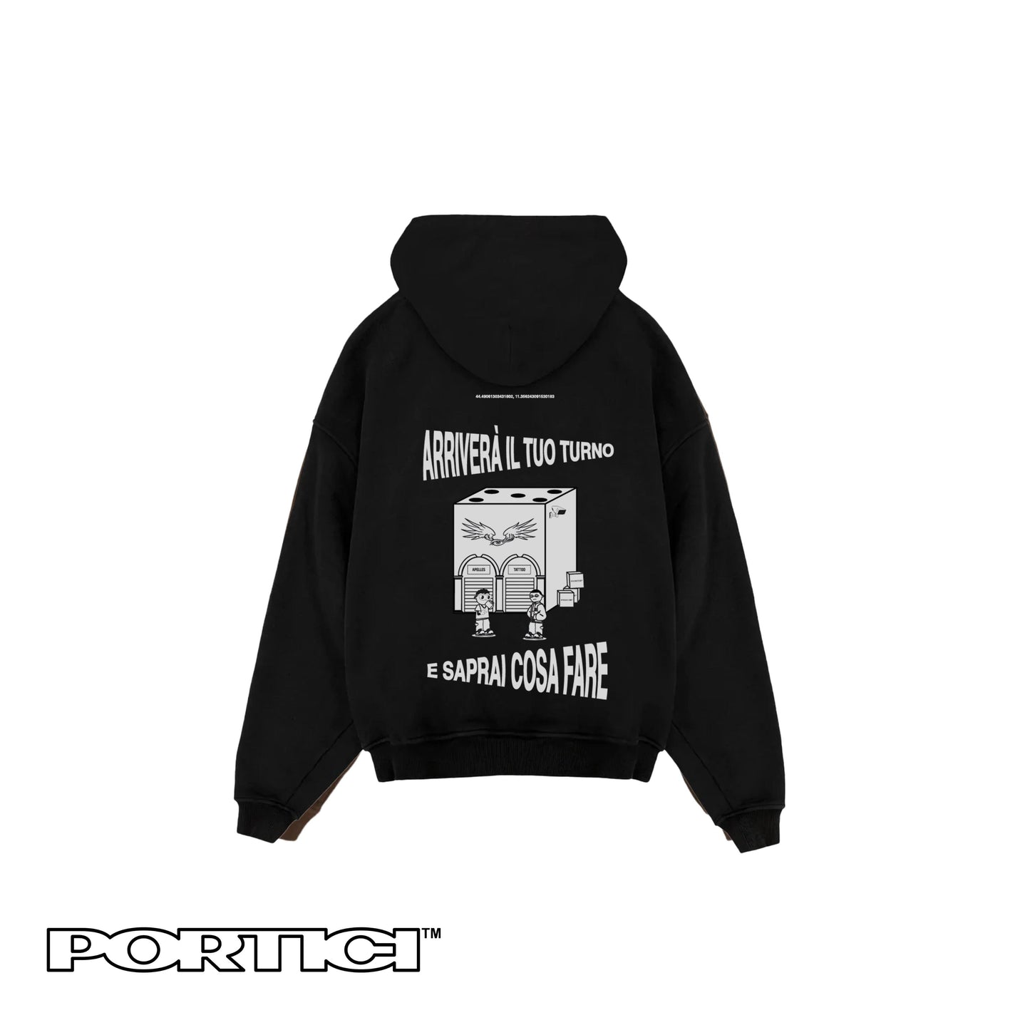 PORTICI X APELLES TATTOO "PHOTO HOODIE"