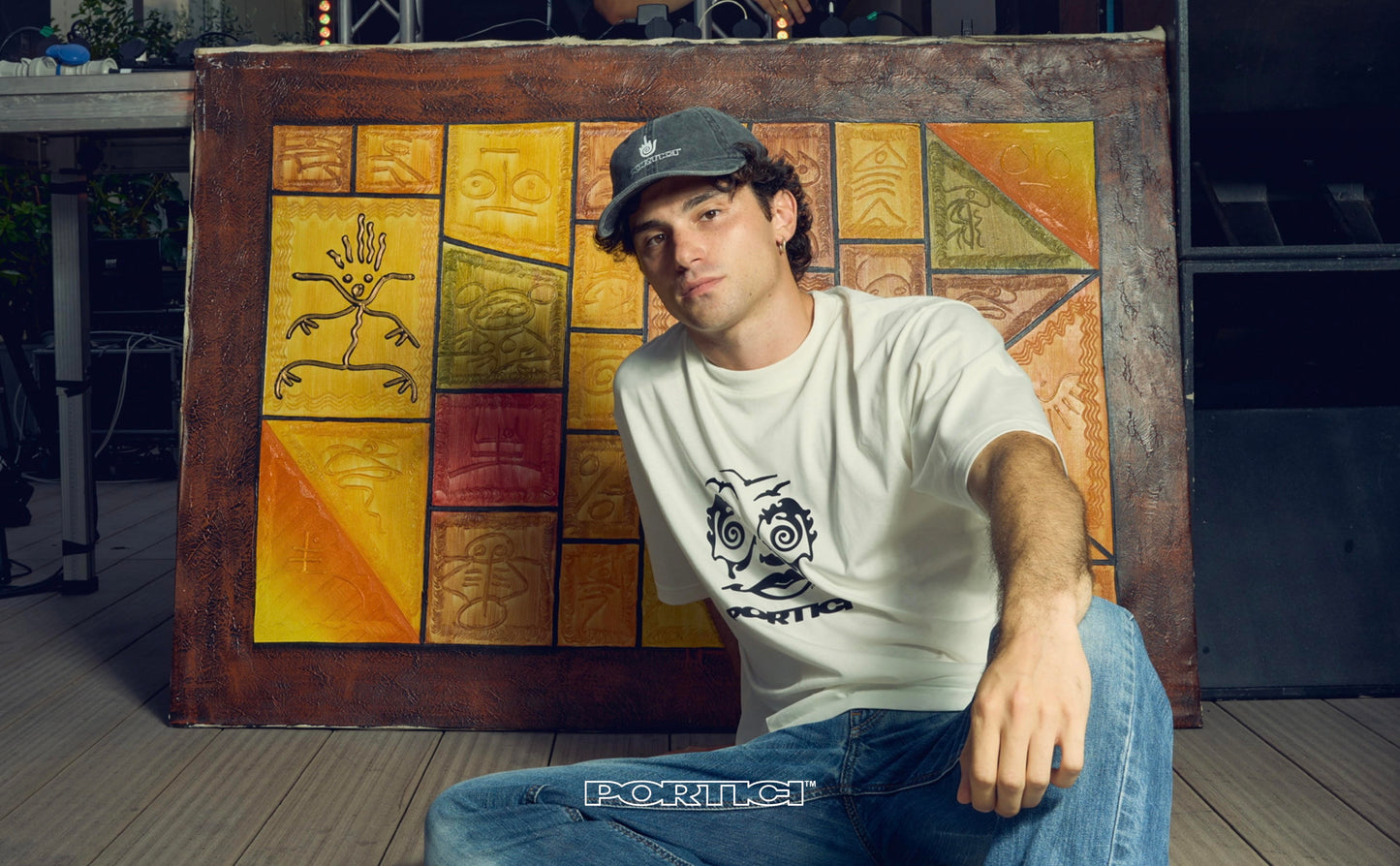 PORTICI TROPICI "FROG FACE TEE"