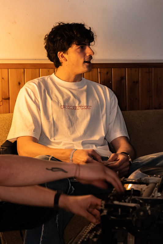 PORTICI LIBERA TUTTI WHITE TEE